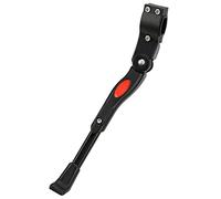 Jenngaoo Cavalletto per Bicicletta Regolabile, Cavalletto per Bicicletta Laterale Posteriore in Lega di Alluminio per Mountain Bike da ruote per bicicletta da 20 a 27,5 pollici