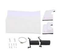 Jenngaoo Copertura Kit Linee HVAC per Pareti, Installazione Semplice Guaina Protettiva per Condizionatori Split Tipo, Aria Condizionata senza Condotti (Bianca)