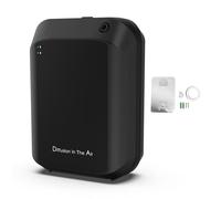 Jenngaoo Diffusore di Aromi Bluetooth 150ml, Macchina Profumatori per Ambiente con App Controllo Parete Montabile per Hotel SPA, Diffusore di Oli Essenziali Aromaterapia (Nera)