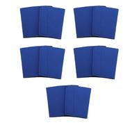 Jenngaoo Fascia Isolante per Tazze, 5 Pezzi, Fascia Riutilizzabile in Neoprene per Tazze da Caffè con Anello di Chiusura, Perfetta per Bevande Fredde e Calde, Regolazione Temperatu (Blu)