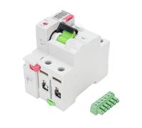 Jenngaoo Interruttore Differenziale RCCB 2P Tipo A con Display Digitale, Riavvio Automatico, Meccanismo di Blocco Doppio, Materiale PA66, per Casa Intelligente, Impianti Fotovoltai (40A)