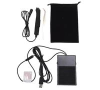 Jenngaoo Lampada per Estensioni Ciglia con Pedale a Piede, 5W 395-400nm Cura Rapida Lega Alluminio Portatile per Professionisti Estetica Unghie e Ciglia, Strumento Multifunzionale