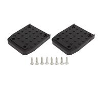 Jenngaoo Paracadute Antiscivolo per Trampoli da Costruzione, Piastre Sostitutive in PVC e Nylon per Piedi di Trampoli da Muro a Secco, 105x84x12 mm, per Pittura Edile e Lavori Inte