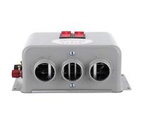 Jenngaoo Sbrinatore Riscaldatore per Auto 12V, Riscaldatore Compatto per Auto 3 Fori 600W-800W Scaldino Invernale a Riscaldamento Rapido Rimuove Il Gelo a Basso Rumore