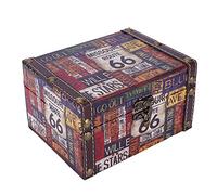 Jenngaoo Scatola Portaoggetti in Legno, Scatola Portaoggetti per Gioielli Vintage, Scrigno Del Tesoro per La Ornamenti, Cassaforte in Legno, Idea Regalo Decorativa - 16 x 12,5 x 9cm