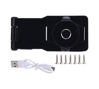 Jenngaoo Serratura Elettronica Intelligente con Impronta Digitale per Porte, Antifurto Sicurezza per Armadi, Cassetti, Bagno, Esterno, Materiale in Lega di Zinco, Installazione a V