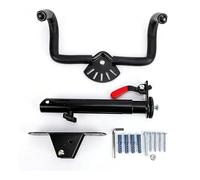 Jenngaoo Supporto Muro Bicicletta Montaggio Orizzontale, Rack Deposito Interno Gara Montagna Strada Bici, Ganci Regolabile Angolo 5 Posizioni, Materiale Metallo Resistente, per Gar