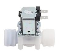 Jenngaoo Valvola Acqua, 3/4'' Elettrovalvola DC 12V DN20 Normalmente Chiusa N/C Flussostato Ingresso Acqua