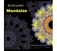 Jenni Jenson 80 Beautiful MandalasColoring book for Adults (Copertina rigida)
