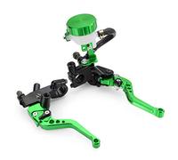 JenNiFer 7/8Inch Leva Frizione Freno Anteriore Universale Moto Serbatoio Master - Verde