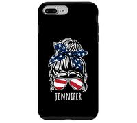 Jennifer Chignon disordinato con occhiali da sole con nastro USA Custodia per iPhone 7 Plus/8 Plus