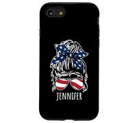 Jennifer Chignon disordinato con occhiali da sole con nastro USA Custodia per iPhone SE (2020) / 7 / 8