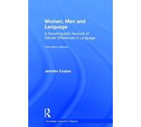 Jennifer Coates Women, Men and Language (Copertina rigida)