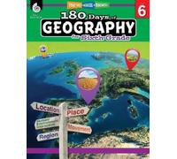 Jennifer Edgerton 180 Days of Geography for Sixth Grade (Tascabile)