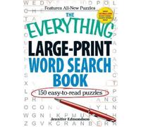 Jennifer Edmondson The Everything Large-Print Word Search Book (Tascabile)