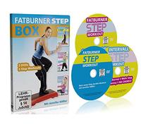 Jennifer Hößler: Die große Fatburner Step Box / 3 DVDs / 3 Step Aerobic Workouts ++ Im Set kaufen und sparen!