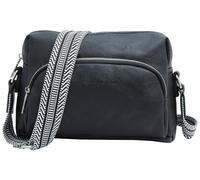 JENNIFER JONES - Borsa a tracolla da donna alla moda - Crossbody Bag con tracolla larga, Nero