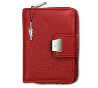 Jennifer Jones pelle da Donna Portamonete Rosso 12.5x3.5x9cm OPJ708R