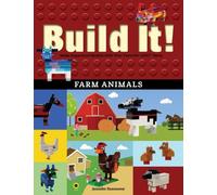 Jennifer Kemmeter Build It Farm Animals (Copertina rigida) Brick Books
