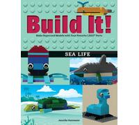 Jennifer Kemmeter Build It Sea Life (Copertina rigida) Brick Books