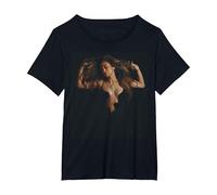 Jennifer Lopez Love Yourself Maglietta, Donna Plus-Size, Nero, 2X