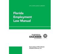 Jennifer Saltz Bullock Florida Employment Law Manual (Tascabile)