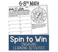 Jennifer Smith Jo Math Games for Sixth, Seventh Grade, and Eighth G (Tascabile)