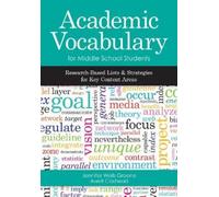 Jennifer Wells Greene Averil Academic Vocabulary for Middle School (Tascabile)