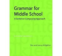 Jenny Killgallon Donald Killgallon Grammar for Middle School (Tascabile)