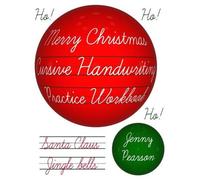 Jenny Pearson Merry Christmas Cursive Handwriting Practice Workbook (Tascabile)