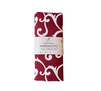 Jenny Sesal - ARREDATUTTO telo copritutto Gran Foulard (Matrimoniale, Giglio Rosso)