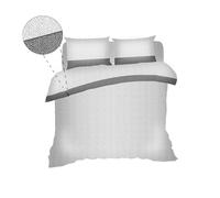 Jenny Sesal Completo letto in Flanella Anti-Pilling - Magenta Singolo, Matrimoniale e una piazza e mezza - stampato, morbido al tatto (Singolo, Grigio)