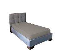 JENNY SESAL Lenzuolo sotto con angoli, in tinta unita, Letto Singolo, Matrimoniale, Piazza e Mezza - Vari Colori e Taglie (Tortora, Singolo)