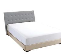 JENNY SESAL Lenzuolo sotto con angoli -tinta unita- MADE IN ITALY- letto matrimoniale, singolo e una piazza e mezza- ampia scelta di colori e taglie (Bianco, Una piazza e mezza)