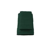 Jenny Sesal Set Asciugamani THE COLORS, Set di due asciugamani da bagno Viso e Ospite VERDE PINO Cotone - Spugna di alta qualità proveniente da Portogallo. Viso: 50x100 cm. Ospite 38x58 cm