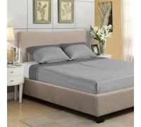 Jenny Sesal Set completo letto in Flanella Anti-Pilling - Auren Singolo, una piazza e mezza e matrimoniale - Calde e morbide al tatto (Grigio, Singolo, Spina di pesce)