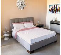 Jenny Sesal Set completo letto in Flanella Anti-Pilling - Marissa - Singolo, una piazza e mezza e matrimoniale - Calde e morbide al tatto (Una piazza e mezza, rosa)