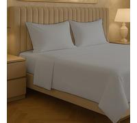 Jenny Sesal - Set Completo Letto in Tinta Unita, 100% microfibra, Made in Italy, Garantisce Comfort - Include Lenzuolo Sopra, Federa, Lenzuolo Sotto con Angoli (Grigio Fumo, Matrimoniale)