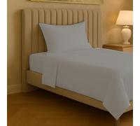 Jenny Sesal - Set Completo Letto in Tinta Unita, 100% microfibra, Made in Italy, Garantisce Comfort - Include Lenzuolo Sopra, Federa, Lenzuolo Sotto con Angoli (Grigio Fumo, Singolo)