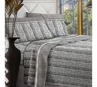 Jenny Sesal Set completo letto stampato Matrix - singolo, matrimoniale, una piazza e mezza (grigio, matrimoniale)