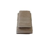 Jenny Sesal, Set di due asciugamani da bagno Viso e Ospite - Viso: 50x100 cm. Ospite 38x58 cm - Cotone, morbide al tatto. Spugna di alta qualità proveniente da Portogallo peso 340gr/mq (Nocciola)