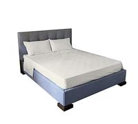 Jenny Sesal Set lenzuola letto - tinta unita - Made in Italy Completo Una Piazza e Mezza - PANNA - Set Lenzuola+Federe