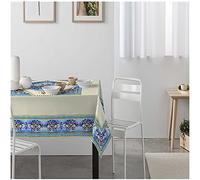 Jenny Sesal - Tovaglia da tavola in tessuto con stampa digitale disponibile in diverse fantasie,100% made in Italy. (12 posti (140x240), Lara)