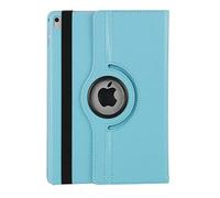 Jennyfly Custodia e copertura per iPad Mini 3, in pelle PU di alta qualità, con supporto rotante a 360 gradi, per iPad Mini 1/2/3, colore: Azzurro