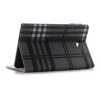 Jennyfly Custodia protettiva in pelle PU di lusso ultra sottile con slot per schede Smart Hand Free Book Style Custodia per iPad 9.7 2017/2018 - Grigio