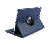 Jennyfly Custodia protettiva per iPad Mini 5, multifunzione girevole a 360 gradi, in pelle PU, supporto vivavoce, con fodera in microfibra per iPad Mini 4/Mini 5 da 8,9", colore: Blu scuro
