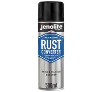 JENOLITE Convertitore di ruggine Spray | 1 x 500ml | Antiruggine per Ferro | Convertitore di ruggine e Primer | Base Epossidica | Ideale per Il Trattamento e la prevenzione della ruggine per Le Auto