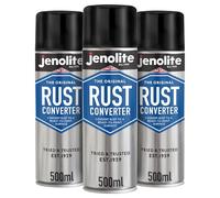 JENOLITE Convertitore di ruggine Spray | 3 x 500ml | Antiruggine per Ferro | Convertitore di ruggine e Primer | Base Epossidica | Ideale per Il Trattamento e la prevenzione della ruggine per Le Auto