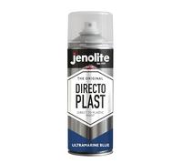 JENOLITE Directoplast Vernice lucida | BLU OLTREMARE | 400ml | Vernice spray multisuperficie | Per tutti i tipi di plastica | Nessun primer richiesto | RAL5002