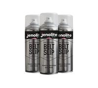 JENOLITE Slip per cintura | Spray adesivo antiscivolo | Per l'uso su cinghie della ventola di veicoli e tutti i macchinari con trasmissione a cinghia | 3 x 400 ml